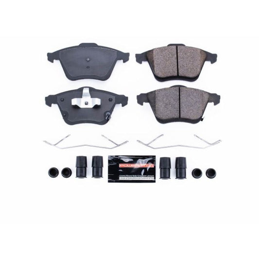 PowerStop Z23 Evolution Sport brake pads for 2006-2007 Mazda 6 front performance brake system with hardware included