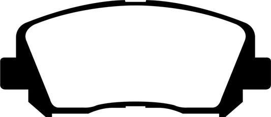 EBC Greenstuff front brake pads for Chrysler 200 3.6, heavy-duty performance brake pads with green friction material.