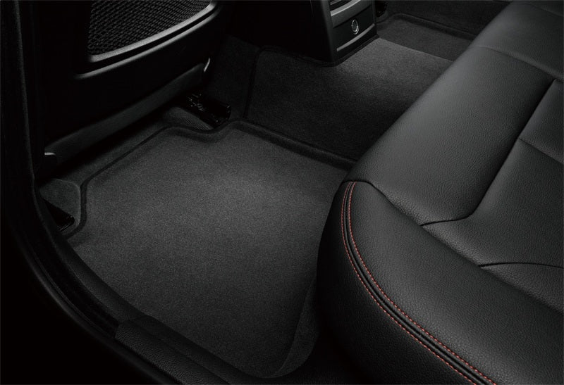 3D MAXpider black rubber floor mats for Mercedes-Benz Gls-Class (X167) 2020-2024, featuring R1 R2 R3 protection and textured surface.