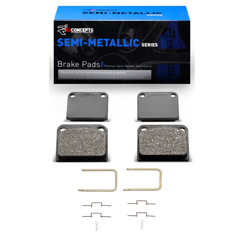 R1 74-74 Saab 99 Rear Semi Met Brake Pads & Hardware Kit