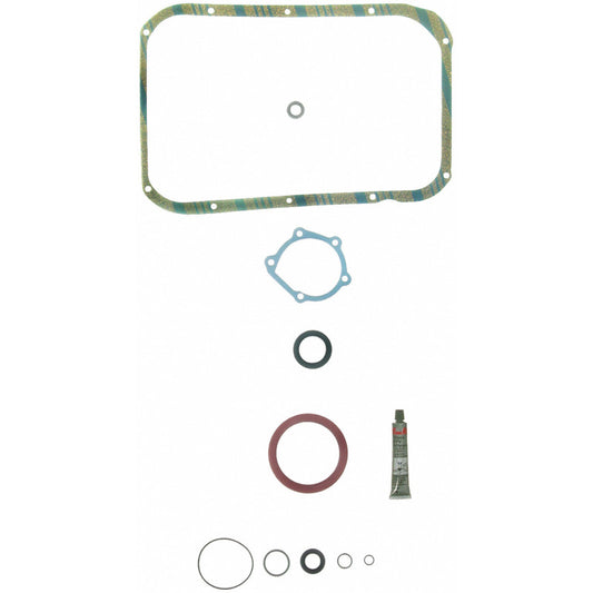 Fel-Pro Toyota Tercel CS 9483 engine conversion gasket set with various gaskets for engine repair and sealing.