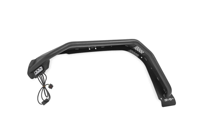 DV8 Offroad Jeep Wrangler JL Spec Series Tube Fenders, black metal fenders with rugged design for off-road protection.