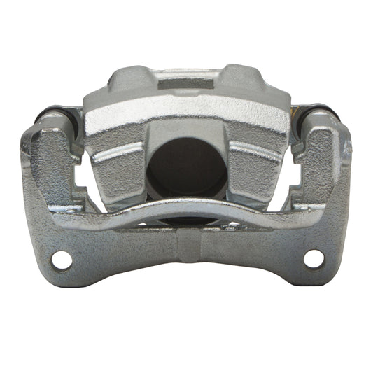 Front-left Toyota Prius brake caliper by DFC, OE silver zinc-coated premium caliper for 2000-2003 Prius models, showing the metallic finish.