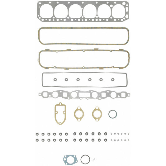 Fel-Pro HS 7994 PT-3 PermaTorque engine cylinder head gasket set showing multiple gaskets and sealing surfaces.