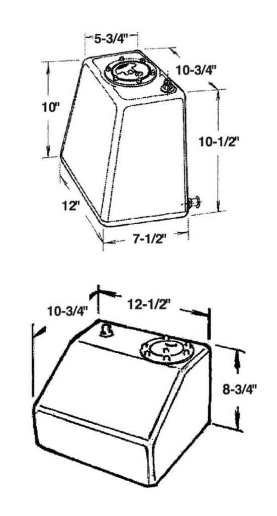 4 gallon JAZ Fuel Cell w/float
