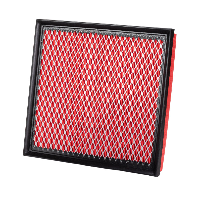 K&N universal clamp-on air filter with 4-inch flange, 7.5-inch base, 4.5-inch top, and 9.5-inch height
