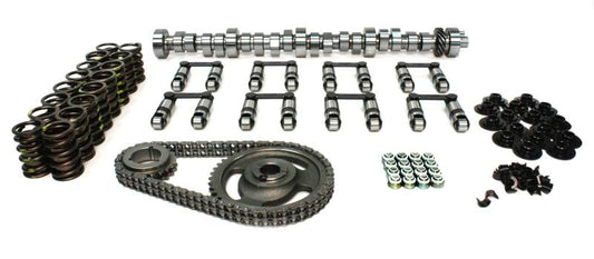 COMP Cams camshaft kit FF XR282HR-10, showing the detailed camshafts with gear and lobes for automotive performance.