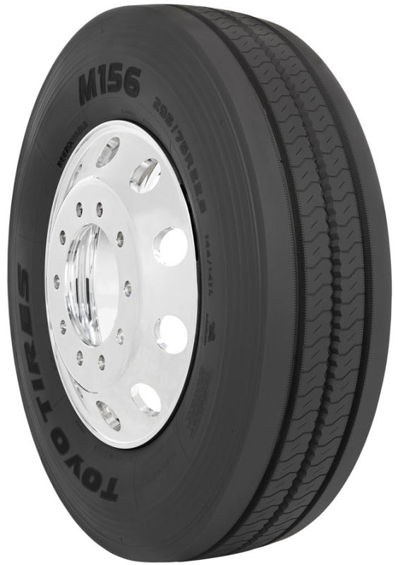 Toyo M156 UTV tire, 11R24.5 146/143L on-road automotive tire with rugged tread for durability and performance.
