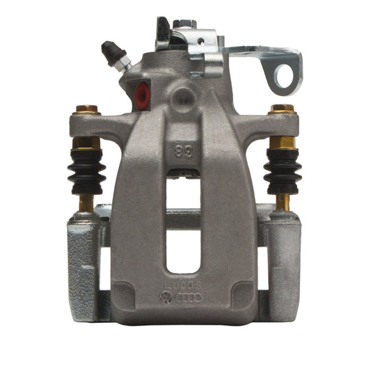 Silver zinc-coated DFC Audi TT Quattro rear brake caliper, premium OE quality for Audi TT models.