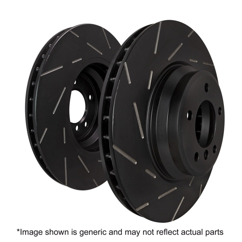 EBC USR slotted rear brake rotors for Cadillac CTS 3.6 2010-2013, 339mm diameter, high-performance brake components