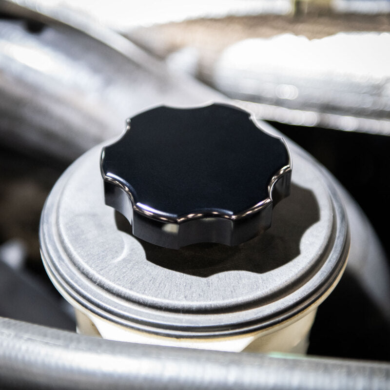 Wehrli Ford Super Duty 6.7L Power Stroke radiator cap, billet power steering reservoir cap, durable automotive part