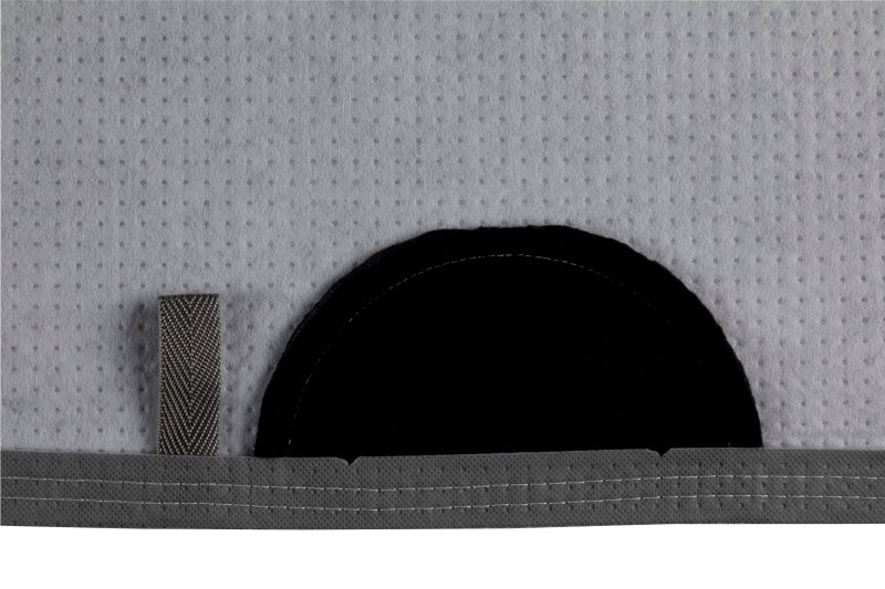Gray Covercraft 27 Kia Telluride 5-layer indoor car cover protecting the vehicle from dust and scratches.