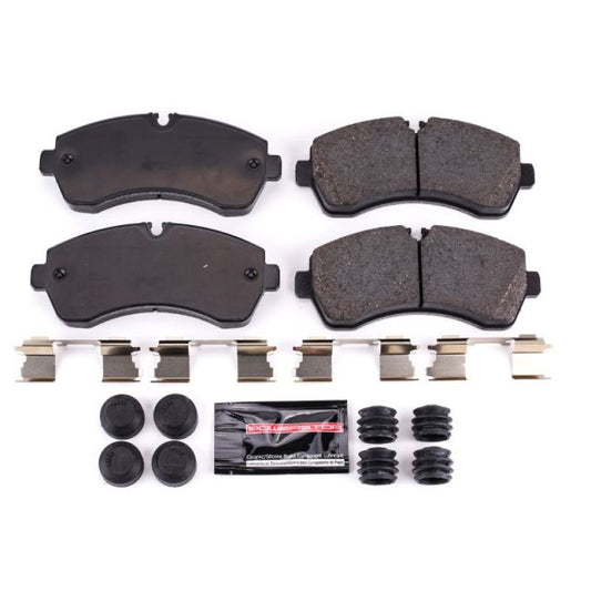 PowerStop Z23 Evolution Sport Brake Pads for Dodge Sprinter 3500, front or rear, with hardware, high-performance brake components.