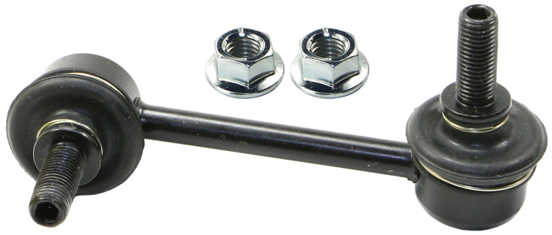 Moog rear left sway bar link for Honda Accord Crosstour 2010-2011, showing the metal endlink with bushings and mounting hardware.