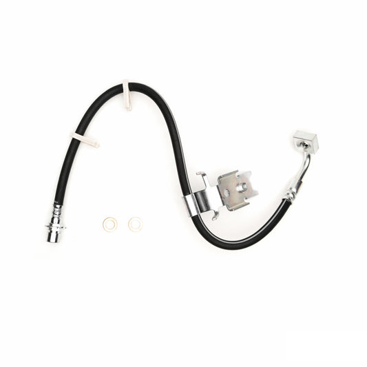 DFC brake line kit for Chrysler 300 12-23, showing front left and right brake hoses with metal fittings and rubber tubing.