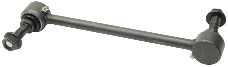 Moog Ford Mustang GT front sway bar endlink, 2015-2022, showing the durable metal sway bar link with mounting hardware.