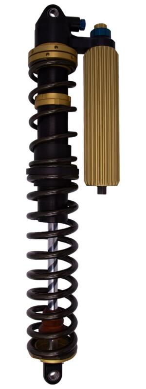 Bilstein Polaris RZR Pro R black Hawk coilover shock and coil spring assembly for powersports vehicles.