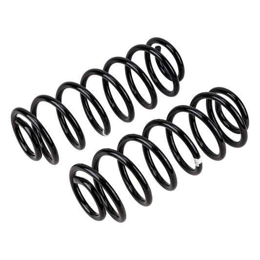 Old Man Emu ARB coilover springs for rear Jeep JL, showing the coil springs with mounted coils and suspension details