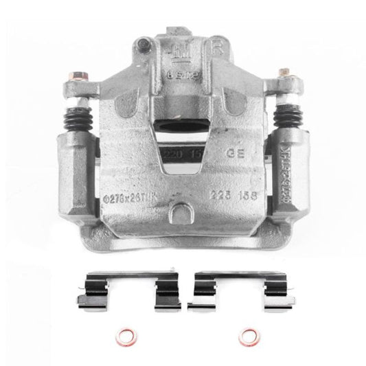 PowerStop OE front right brake caliper with bracket for Chevrolet Cruze 2016-2019, showing the black caliper assembly.