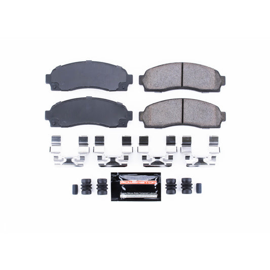 PowerStop Z23 Evolution Sport brake pads for 2005-2006 Chevrolet Equinox, front performance brake pads with hardware included
