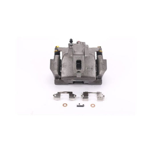 PowerStop OE front right brake caliper with bracket for Lexus RX330 2004-2006, showing the black caliper and mounting hardware.