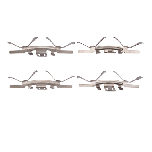 DFC Chevrolet Corvette rear brake hardware kit with premium components for 2006-2013 models, including clips and springs.