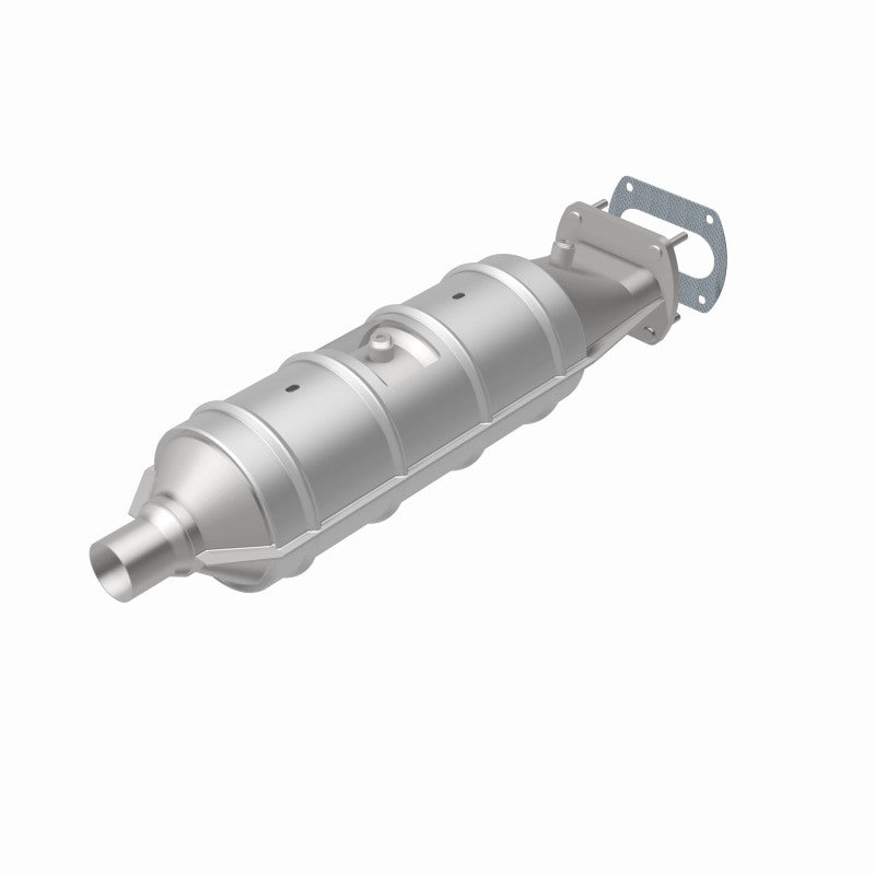 MagnaFlow catalytic converter for 1987-1995 Ford trucks, 5.8 and 7.5L engine, direct fit replacement, shown in image