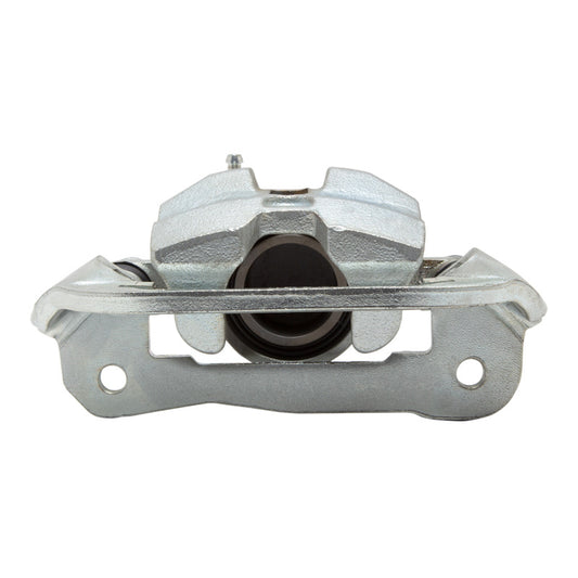 Silver zinc-coated DFC OE front brake caliper for Toyota Corolla 1984-1987, premium zinc-coated caliper for improved braking performance.