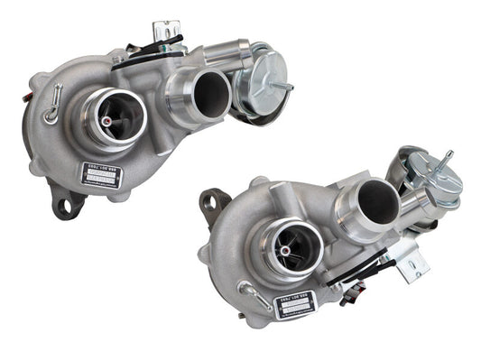 aFe Bladerunner GT Series turbocharger for 2011-2012 Ford F-150 V6 3.5L turbo engine, showing the turbocharger unit with branding