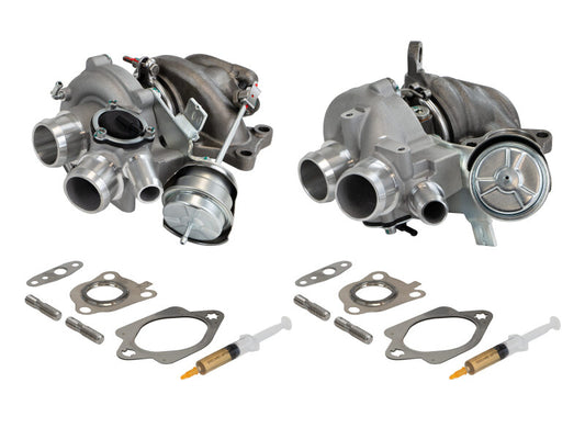 aFe Bladerunner GT Series turbocharger for 2011-2012 Ford F-150 V6 3.5L turbocharged engine, showing the turbo unit with branding