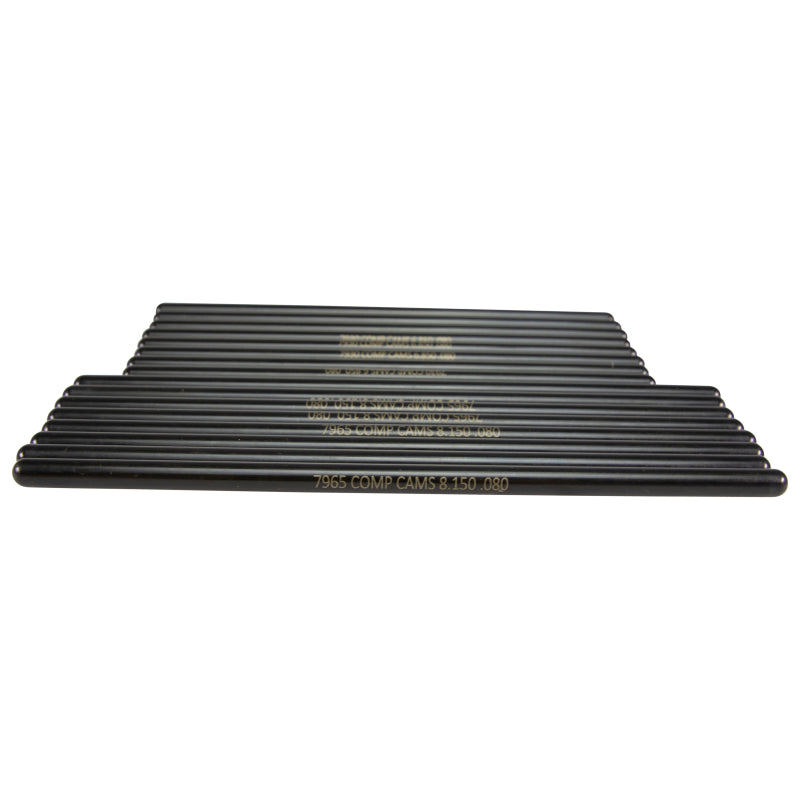 COMP Cams Hemi pushrods, 5/16 inch internal, 8.125 inches intake, 6.800 inches exhaust, high-performance engine parts