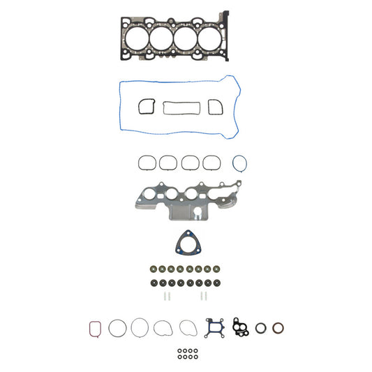 Fel-Pro Ford Fusion HS 26521 PT PermaTorque engine cylinder head gasket set with multiple gaskets and sealing components laid out.