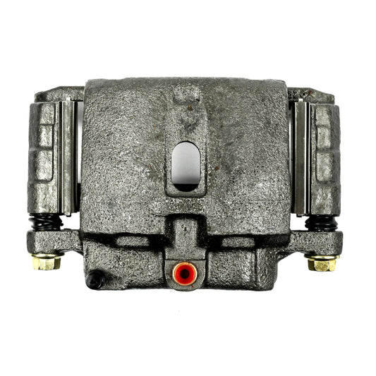 PowerStop OE brake caliper with bracket for Cadillac Escalade, front right or rear left, in black metallic finish.