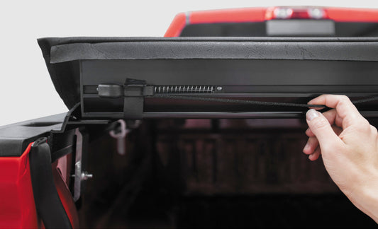 Access 2019+ Ram 1500 5ft 7in bed roll-up cover with multi tailgate, weather-resistant bed cover for truck bed protection