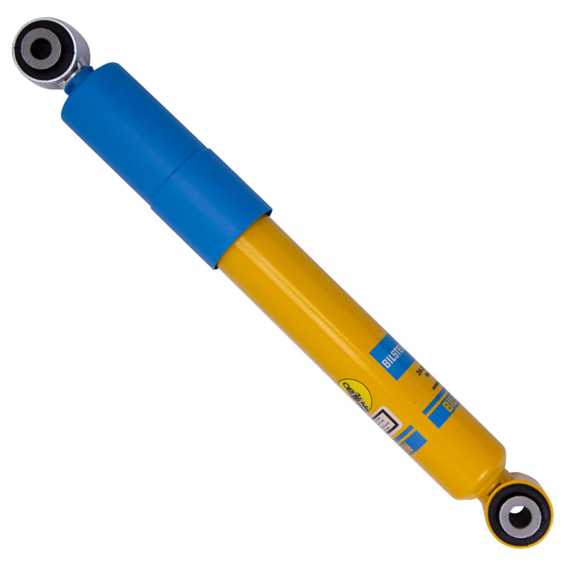 Bilstein 4600 Series rear monotube shock absorber for 2005-2015 Nissan Armada, showing the shock with mounting hardware