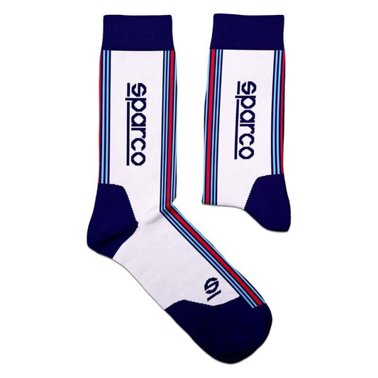 SPARCO Martini RD/BM racing socks in size 41-46, featuring branded racing apparel with red and black design elements.