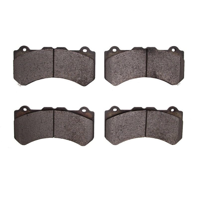 R1 Concepts Nissan GT-R front ceramic brake pads, OE type, showing the brake pad with metal backing and friction surface.