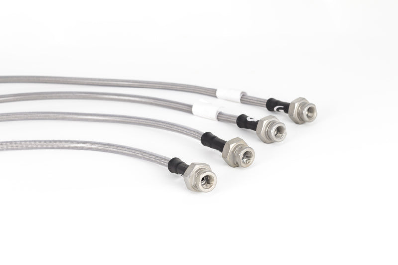 Goodridge stainless steel brake line kit for 2012-2015 Chevrolet Camaro ZL1, showing braided stainless steel brake lines.