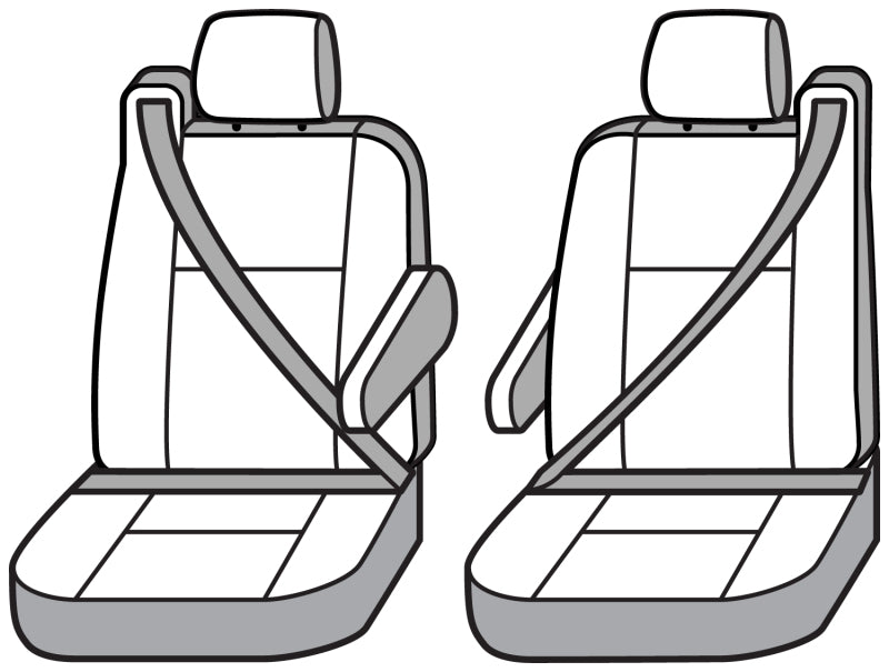 Covercraft Carhartt Super Dux front seat cover for Chevrolet 2003-2006, durable gravel-colored custom seat protector.