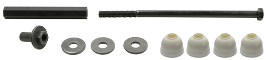 Moog Ford Explorer Sport rear sway bar endlink, automotive suspension part with metal link and bushings for stability.