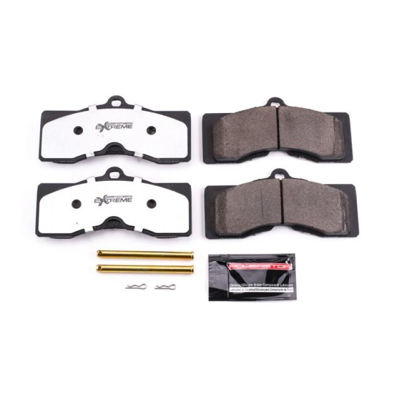 PowerStop Z26 Extreme Street Brake Pads for 1969 Chevrolet Camaro, front or rear, with mounting hardware, performance brake components.