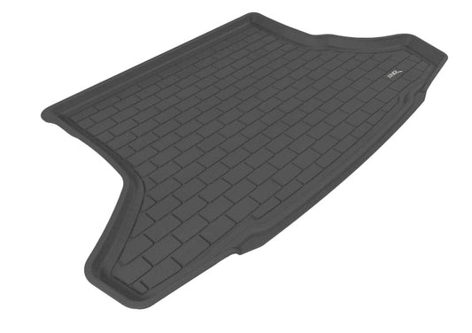 Black 3D MAXpider cargo liner for 2010-2015 Toyota Prius Kagu, durable rubber floor mats for trunk protection.