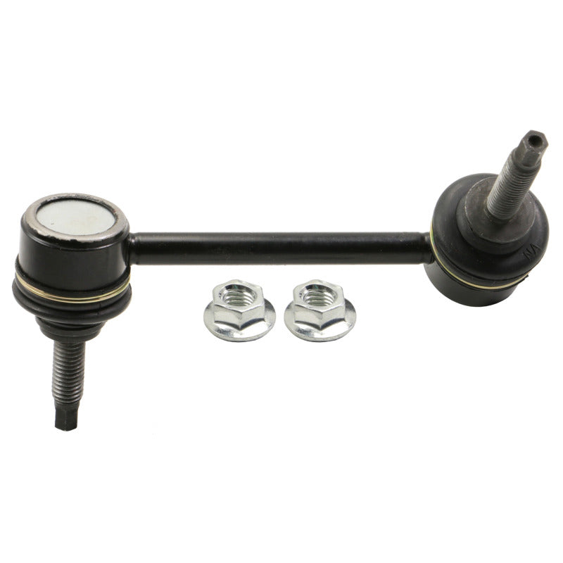 Moog rear left sway bar endlink kit for 2013-2019 Ford Police Interceptor Sedan, part of stabilizer bar linkage system.