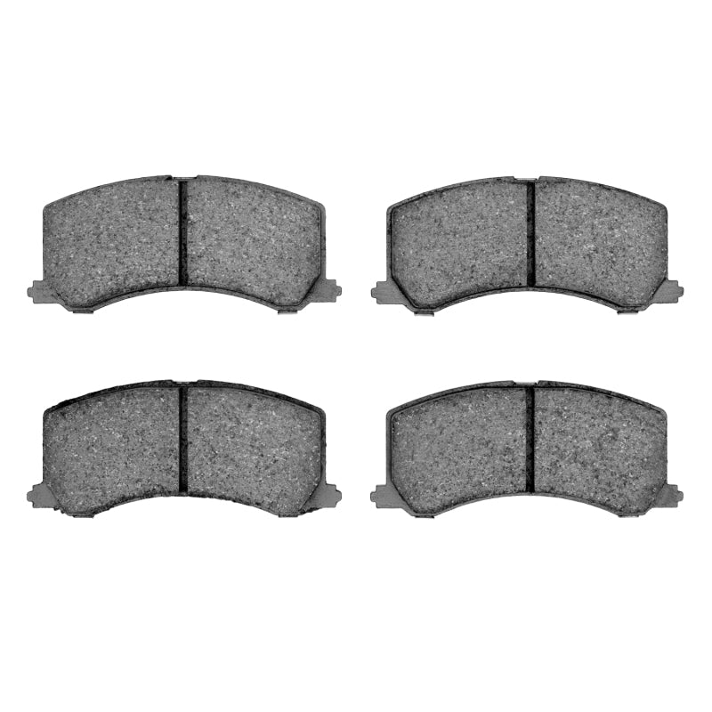 Suzuki Esteem R1 Concepts OE brake pads for front brakes, showing the new brake pad set with branding and metal backing plates.