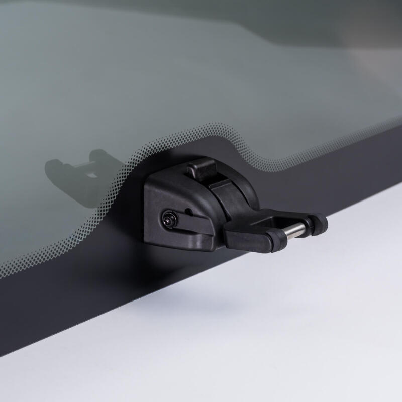 ARB Ascent Canopy replacement left-hand side lift-up window assembly with bed caps, featuring a sleek, durable design.