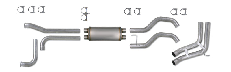 Diamond Eye Performance Catback exhaust for Nissan Titan 5.6L 2007-2010, sport-side dual gas tailpipes, 3.5-inch diameter