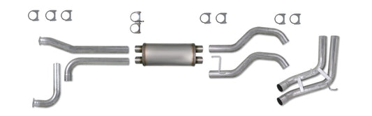 Diamond Eye Performance Catback exhaust for Nissan Titan 5.6L 2007-2010, sport-side dual gas tailpipes, 3.5-inch diameter