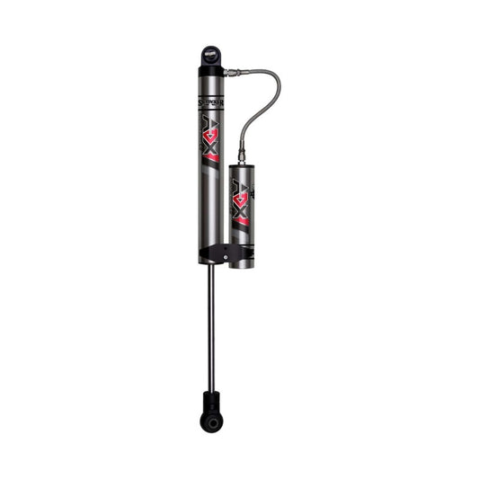 Skyjacker ADX 2.0 remote reservoir shock absorber for off-road vehicles, showcasing durable construction and hydraulic components.
