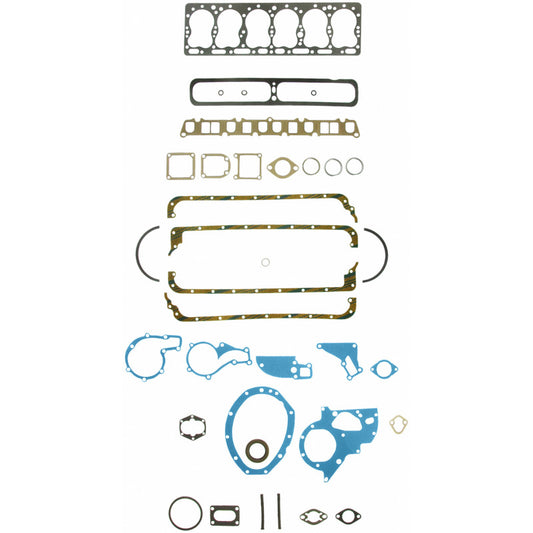 Fel-Pro FS 7191 S-8 engine gasket set with various gaskets and seals for automotive engine repair.