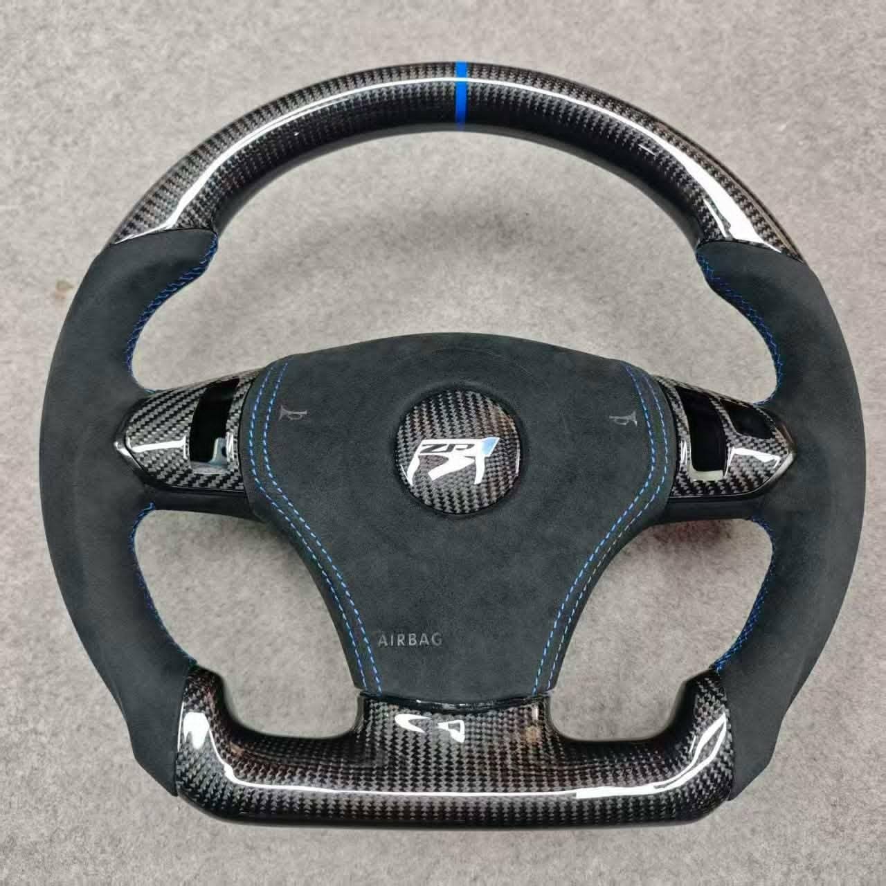 2005 - 2013 Chevrolet Corvette C6 - Custom Airbag Cover for Steering Wheel with options